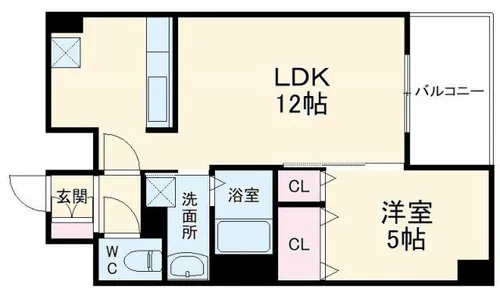 サンクチュアリ御池御前【4階】の間取り
