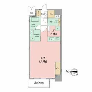 グラヴィス鶴舞【2階】の間取り