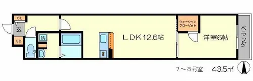 A-MON壬生高樋町【3階】の間取り