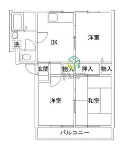 和歌山県和歌山市紀三井寺【アパート】の間取り
