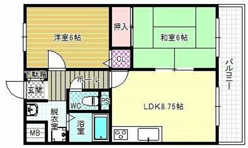 メゾン山下【3階】の間取り