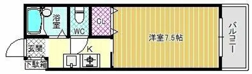 セピアコート【1階】の間取り