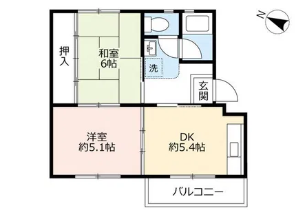 UR泉北竹城台二丁【0080308号室】の間取り