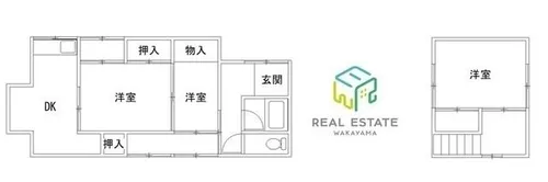 和歌山県和歌山市手平3丁目【一戸建】の間取り