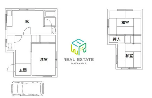 和歌山県岩出市曽屋【一戸建】の間取り