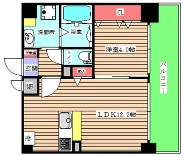 ベルステラ【4階】の間取り
