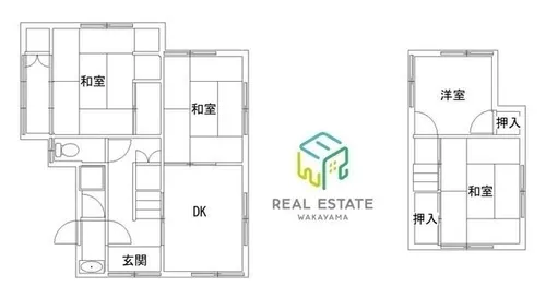 和歌山県和歌山市松江西2丁目【一戸建】の間取り