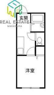 和歌山県和歌山市本脇【アパート】の間取り