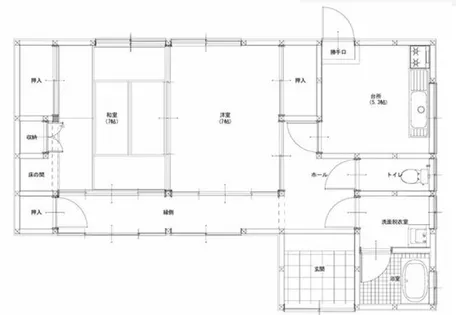 和歌山県御坊市薗【一戸建】の間取り