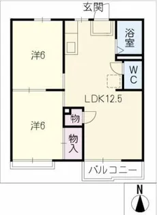 タウニー新栄【2階】の間取り
