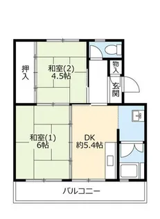 UR桜丘【0010405号室】の間取り