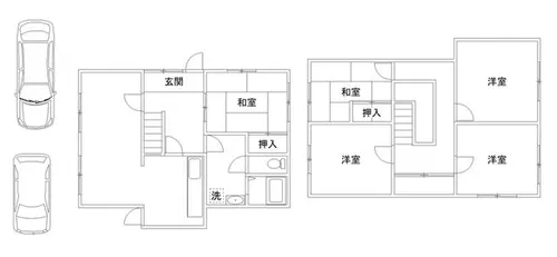 和歌山県和歌山市松江北1丁目【一戸建】の間取り