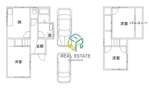和歌山県岩出市西野【一戸建】の間取り