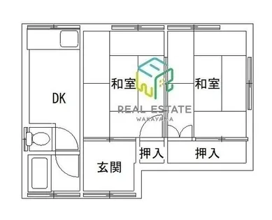 和歌山県和歌山市中島【一戸建】の間取り