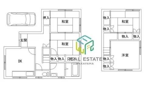 和歌山県岩出市相谷【一戸建】の間取り