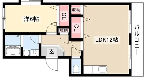 リヴェール保呂【301号室】の間取り