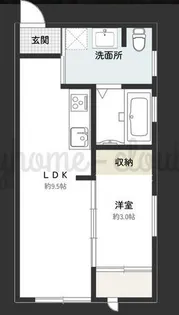 和歌山県和歌山市古屋【アパート】の間取り