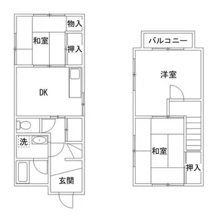 和歌山県和歌山市神前【一戸建】の間取り