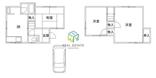 和歌山県和歌山市杭ノ瀬【一戸建】の間取り