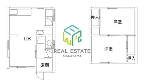 和歌山県和歌山市杭ノ瀬【一戸建】の間取り