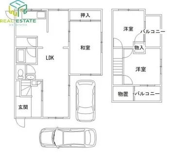和歌山県和歌山市次郎丸【一戸建】の間取り