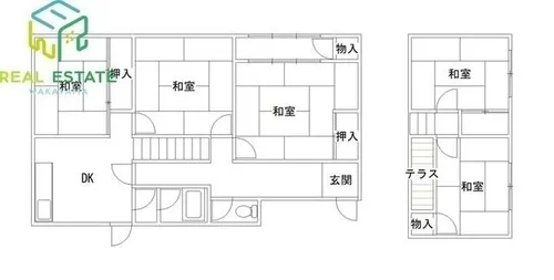 和歌山県和歌山市内原【一戸建】の間取り