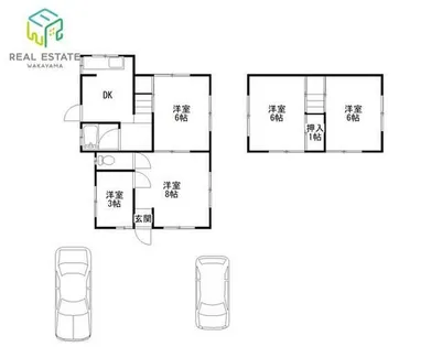 和歌山県和歌山市大谷【一戸建】の間取り