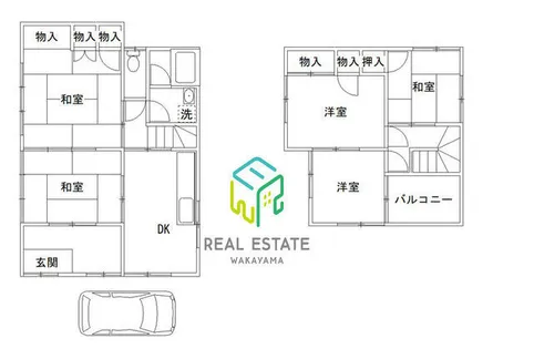 和歌山県和歌山市田尻【一戸建】の間取り