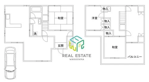 和歌山県岩出市相谷【一戸建】の間取り