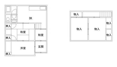 和歌山県海南市船尾【一戸建】の間取り