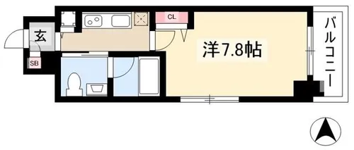 aLATO丸の内(旧レジディア丸の内)【13階】の間取り