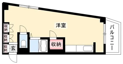 シャトレ北山【623号室】の間取り