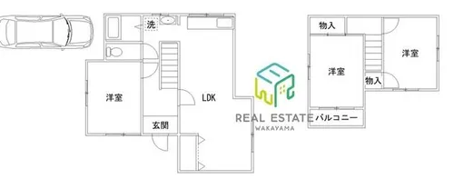 和歌山県和歌山市梶取【一戸建】の間取り