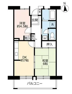 URアーベイン東三国【0030103号室】の間取り