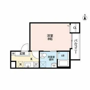 luce【1階】の間取り