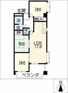 メゾン・ド・櫻【4階】の間取り