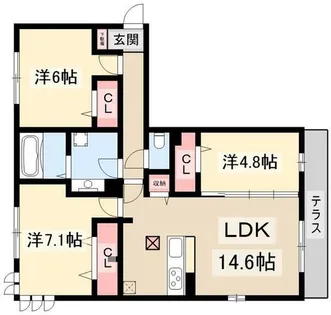 KOKUA【1階】の間取り