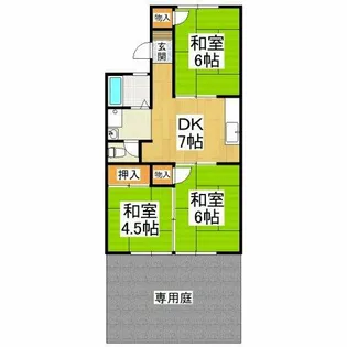 緑ヶ丘ハイツ【2階】の間取り