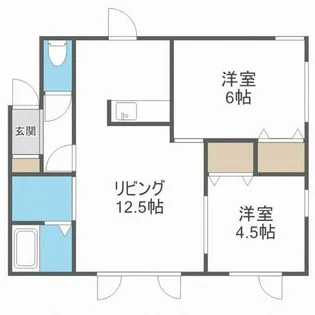 ライフゾーン97【202号室】の間取り