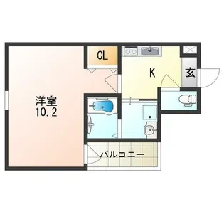 フジパレス新北島【2階】の間取り