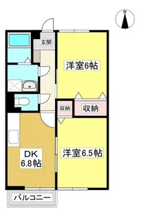 サンヒルズ蔵屋敷B【1階】の間取り