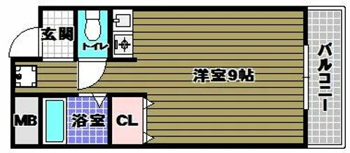 グランベール【3階】の間取り