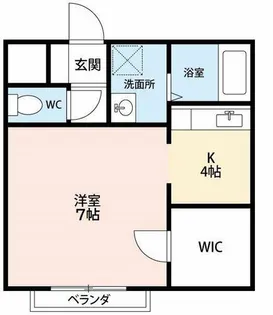 愛知県岡崎市福岡町字荒巻【アパート】の間取り