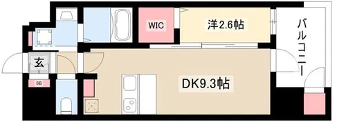 エステムコート名古屋セントリア【10階】の間取り