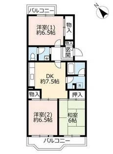 UR鈴の宮【0010207号室】の間取り