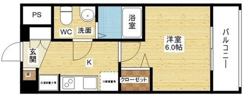 エグゼ大阪NORTHゲート【7階】の間取り