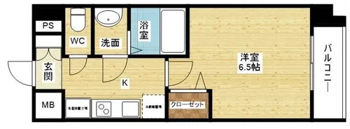 アドバンス大阪ヴェンティ【10階】の間取り