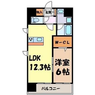 S-FORT大須観音【3階】の間取り