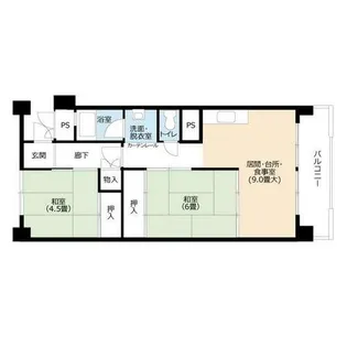 UR尾上【0061213号室】の間取り