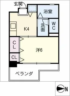 オルヴィエート【3階】の間取り